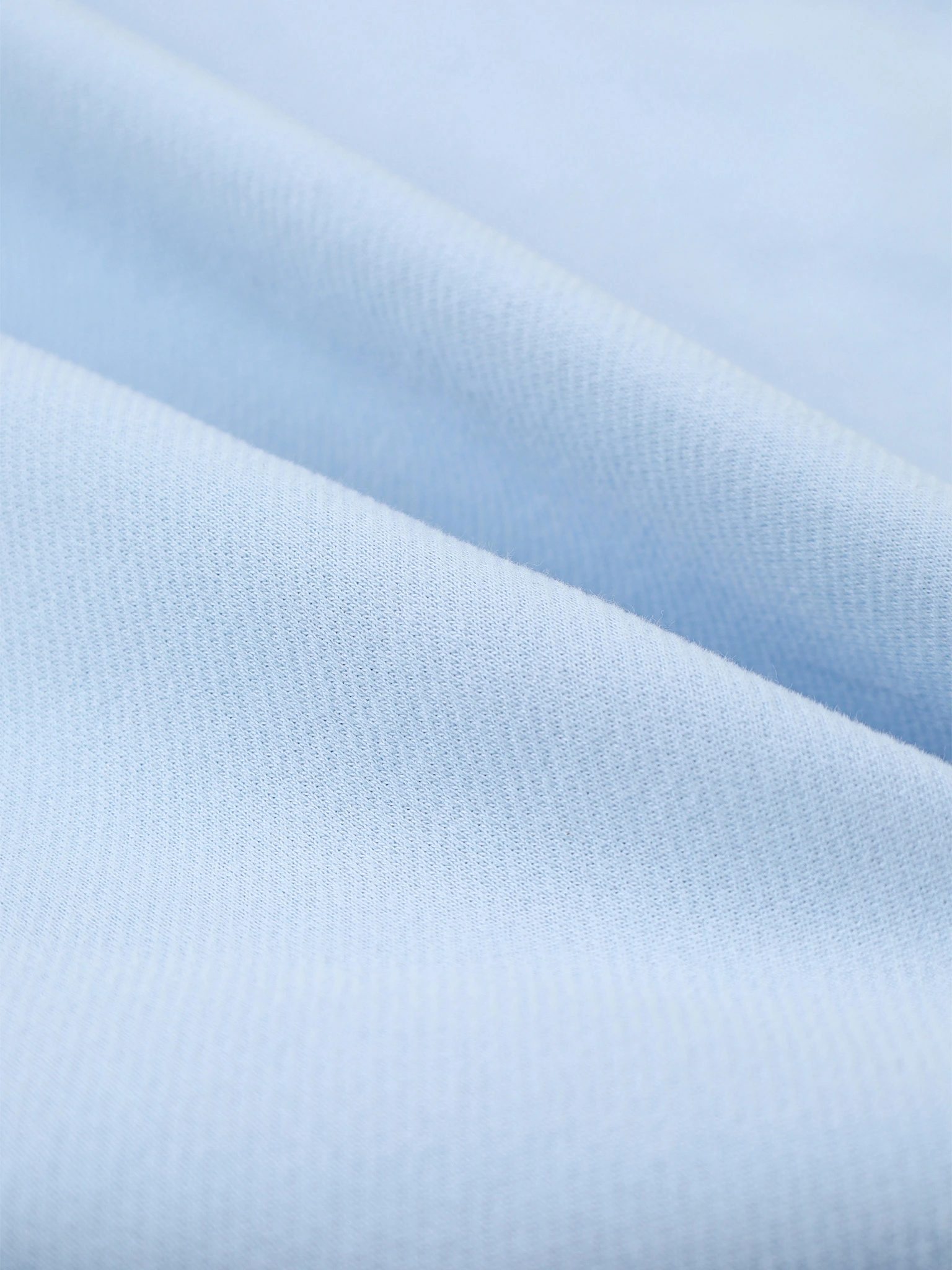 Толстовка голубого цвета из смесового хлопка